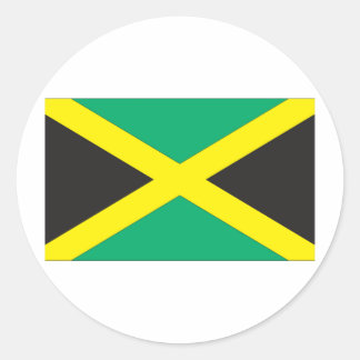 Jamaicaanse vlag ronde sticker