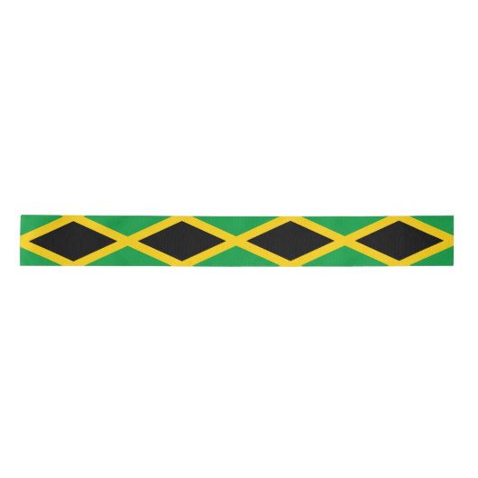 Jamaicaanse vlag satijnen lint (Voorkant)