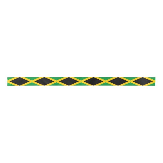 Jamaicaanse vlag satijnen lint (Voorkant)