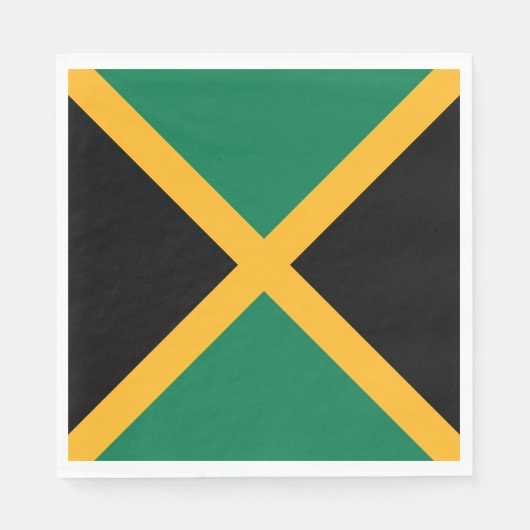 Jamaicaanse vlag servet (Voorkant)