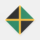 Jamaicaanse vlag servet (Hoek)