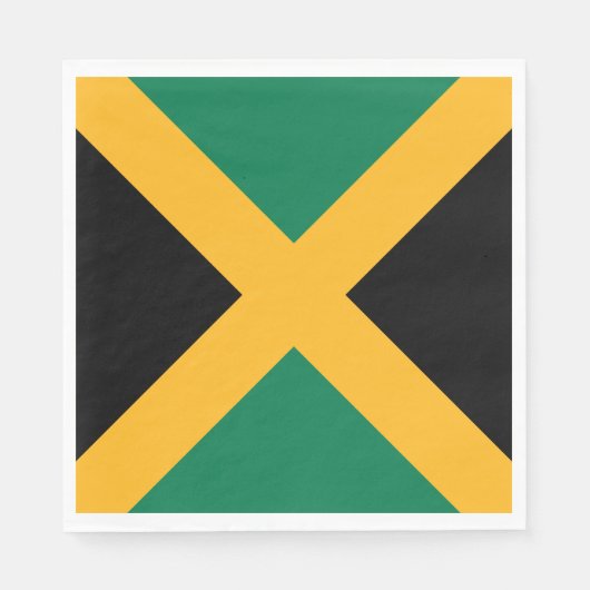 Jamaicaanse vlag servet (Voorkant)