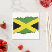 Jamaicaanse vlag servetten (Insitu)