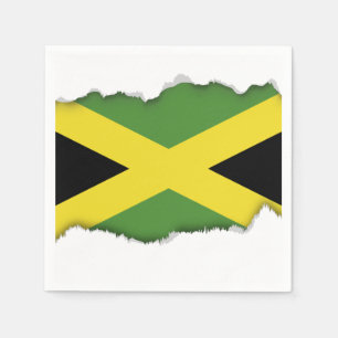 Jamaicaanse vlag servetten