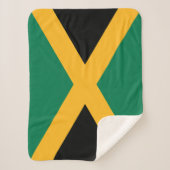 Jamaicaanse vlag sherpa deken (Voorkant)