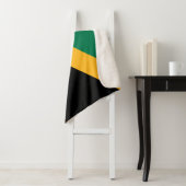 Jamaicaanse vlag sherpa deken (In situ)
