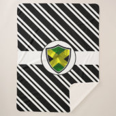 Jamaicaanse vlag sherpa deken (Voorkant)