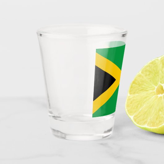 Jamaicaanse vlag shot glas (Links)