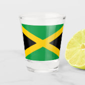 Jamaicaanse vlag shot glas (Voorkant)