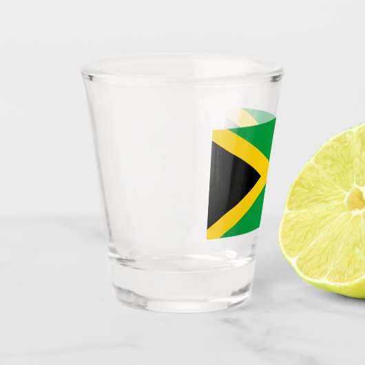 Jamaicaanse vlag shot glas (Links)