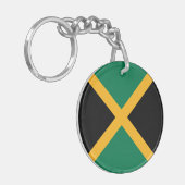 Jamaicaanse vlag sleutelhanger (Voorkant Links)