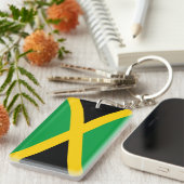 Jamaicaanse Vlag Sleutelhanger (Voorkant Rechts)