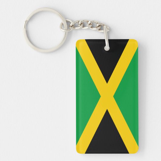 Jamaicaanse Vlag Sleutelhanger (Voorkant)