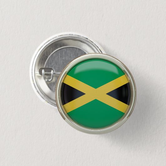 Jamaicaanse vlag Sleutelhanger Ronde Button 3,2 Cm (Voorkant /achterkant)