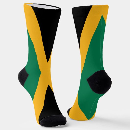 Jamaicaanse vlag sokken (Gebogen)
