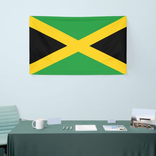 Jamaicaanse vlag spandoek (Beurs)