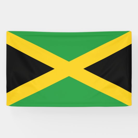 Jamaicaanse vlag spandoek (Horizontaal)