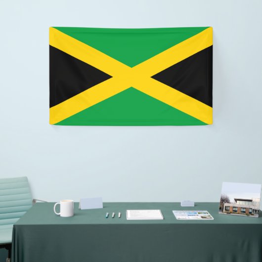 Jamaicaanse vlag spandoek (Beurs)