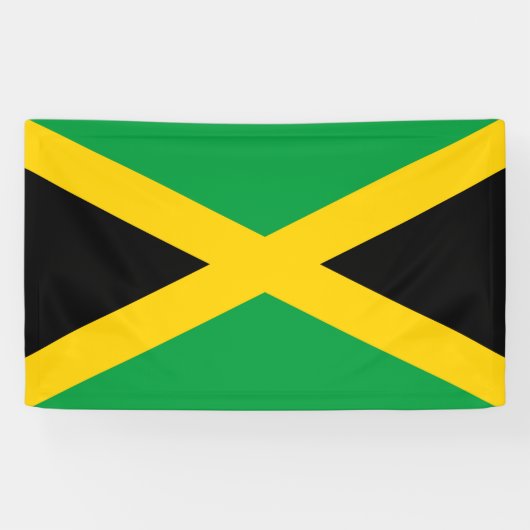 Jamaicaanse vlag spandoek (Horizontaal)
