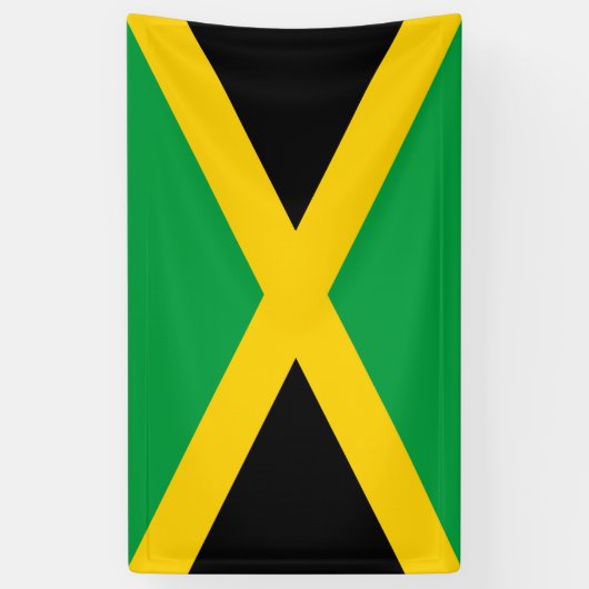 Jamaicaanse vlag spandoek (Verticaal)