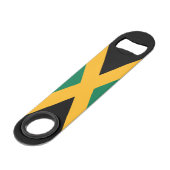 Jamaicaanse vlag speed flessenopener (Voorkant Gekanteld)