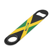 Jamaicaanse vlag speed flessenopener (Voorkant Gekanteld)