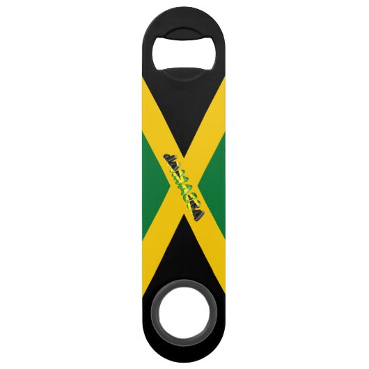 Jamaicaanse vlag speed flessenopener (Voorkant)