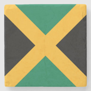 Jamaicaanse vlag stenen onderzetter