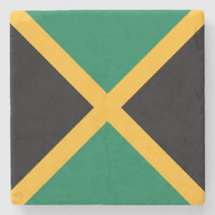Jamaicaanse vlag stenen onderzetter