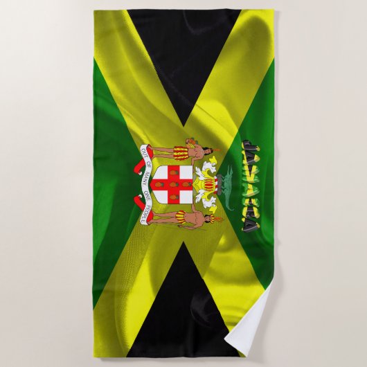 Jamaicaanse vlag strandlaken (Voorkant)