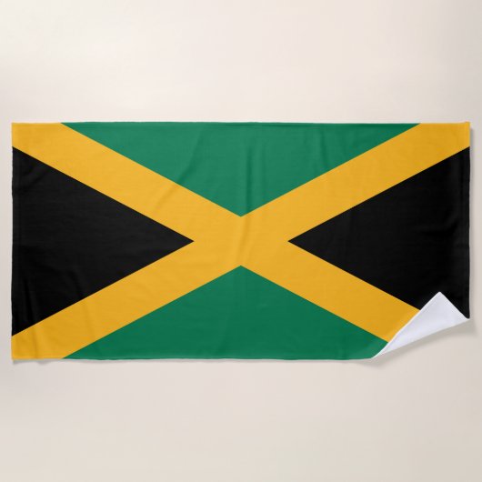 Jamaicaanse vlag strandlaken (Voorkant)