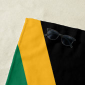 Jamaicaanse vlag strandlaken (In situ)