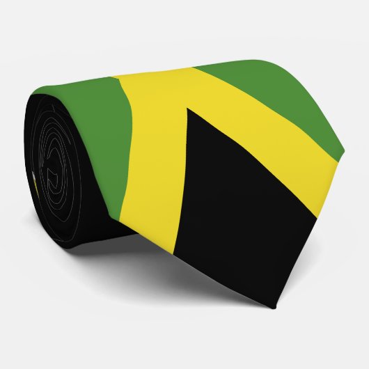 Jamaicaanse vlag stropdas (Opgerold)