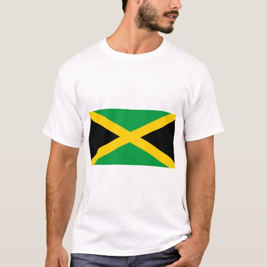 Jamaicaanse vlag t-shirt (Voorkant)