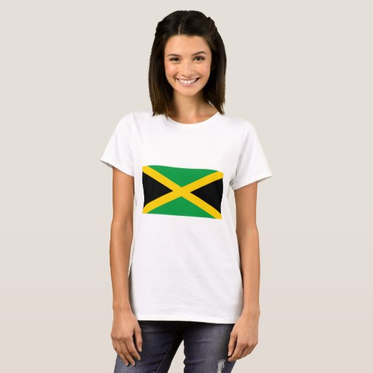 Jamaicaanse vlag t-shirt (Voorkant volledig)