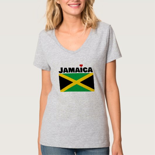 Jamaicaanse vlag t-shirt (Voorkant)