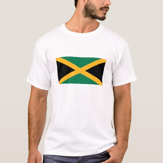 Jamaicaanse vlag t-shirt (Voorkant)