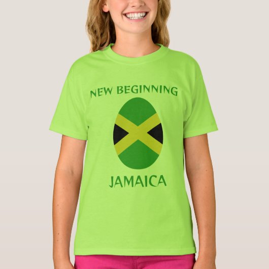 Jamaicaanse vlag t-shirt (Voorkant)