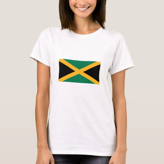 Jamaicaanse vlag t-shirt (Voorkant)