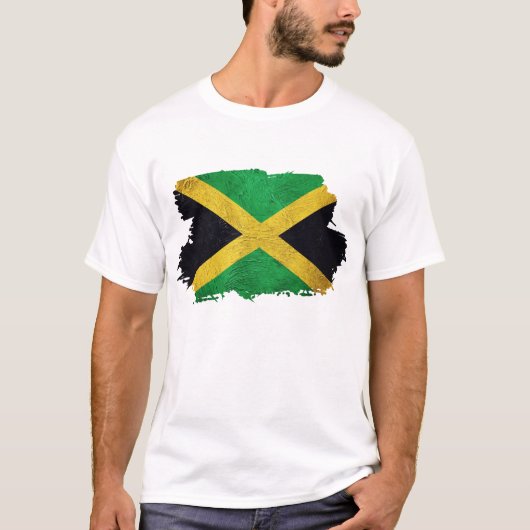Jamaicaanse vlag t-shirt (Voorkant)