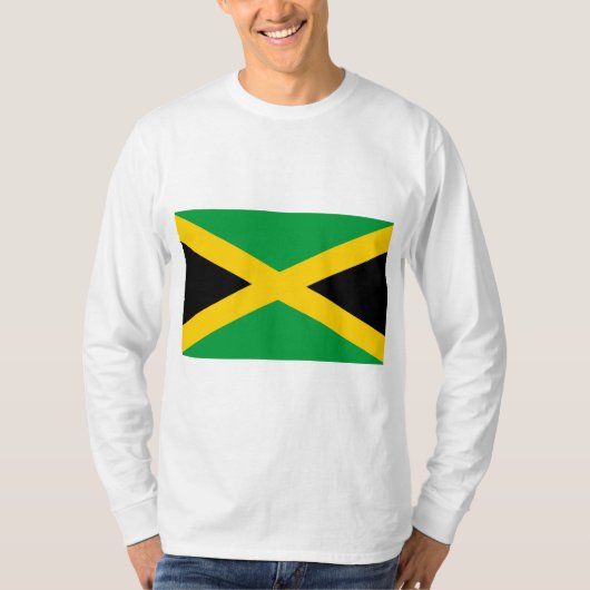 Jamaicaanse vlag t-shirt (Voorkant)