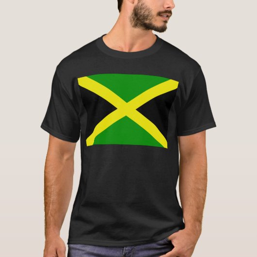 Jamaicaanse vlag t-shirt (Voorkant)