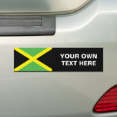 Jamaicaanse vlag T-shirts en cadeautjes Bumpersticker (Op auto)
