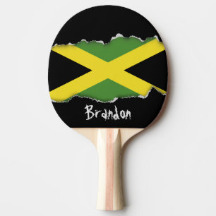 Jamaicaanse vlag tafeltennisbatje