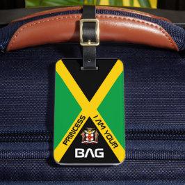 Jamaicaanse Vlag, tas labels, Jamaica / Gepersonal Bagagelabel