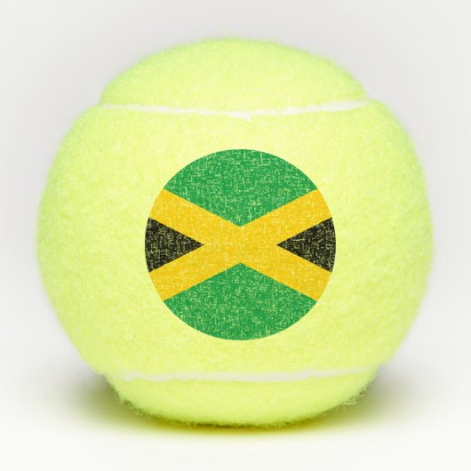 Jamaicaanse vlag tennisballen (Voorkant)