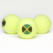 Jamaicaanse vlag tennisballen (Multi)