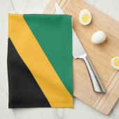 Jamaicaanse vlag theedoek (Quarter Fold)