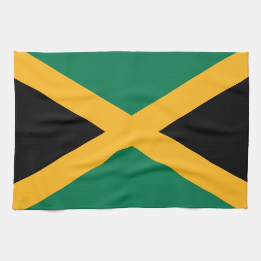 Jamaicaanse vlag theedoek (Horizontaal)