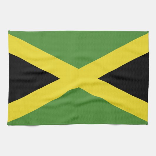 Jamaicaanse vlag theedoek (Horizontaal)